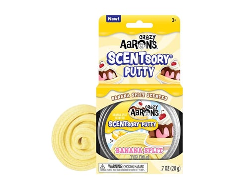 Crazy Aaron's Banana Split SCENTsory Thinking Putty