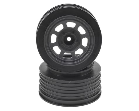 DE Racing Speedway Short Course Wheels (Black) (2) (21.5mm Backspace)