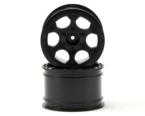 DE Racing Trinidad MT Wheels (2) (1/16 E-Revo) (Black)