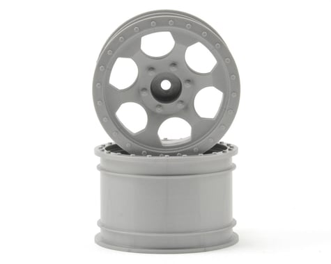 DE Racing Trinidad MT Wheels (2) (1/16 E-Revo) (Silver)
