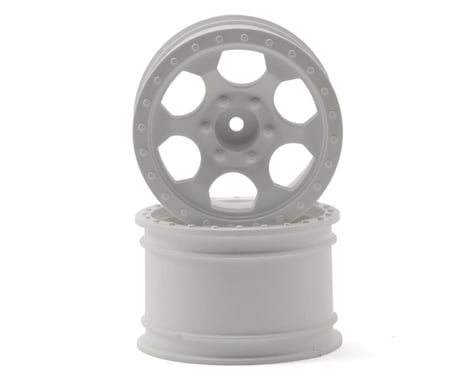 DE Racing Trinidad MT Wheels (2) (1/16 E-Revo) (White)