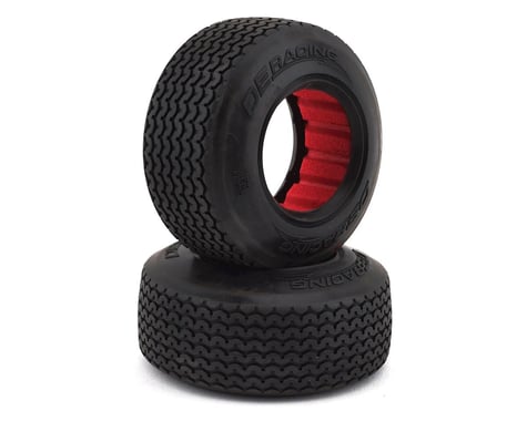 DE Racing Outlaw Sprint Dirt Oval Front Tires w/Red Insert (2) (D40)