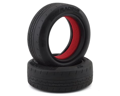 DE Racing Phenom Sprint Dirt Oval Front Tires w/Red Insert (2) (D40)