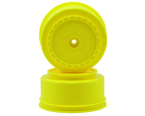 DE Racing Borrego Short Course Wheels w/2.5mm Offset (Yellow) (2) (DESC210/410)