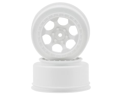 DE Racing 12mm Hex "Trinidad" Short Course Wheels (White) (2) (22SCT/TEN-SCTE)