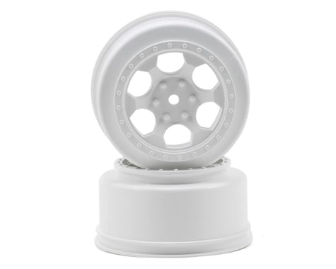 DE Racing 12mm Hex "Trinidad" Short Course Wheels (White) (2) (SC5M)