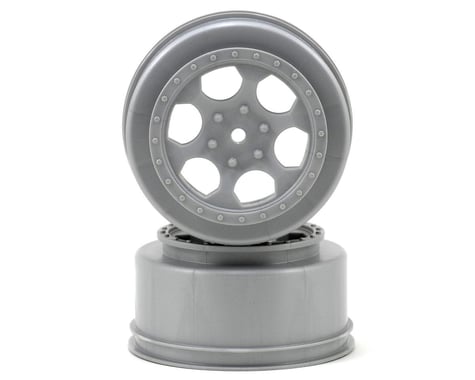 DE Racing 15mm Hex "Trinidad" Short Course Wheels (Silver) (2) (DESC210/410)