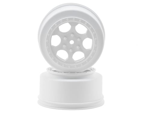 DE Racing 15mm Hex "Trinidad" Short Course Wheels (White) (2) (DESC210/410)