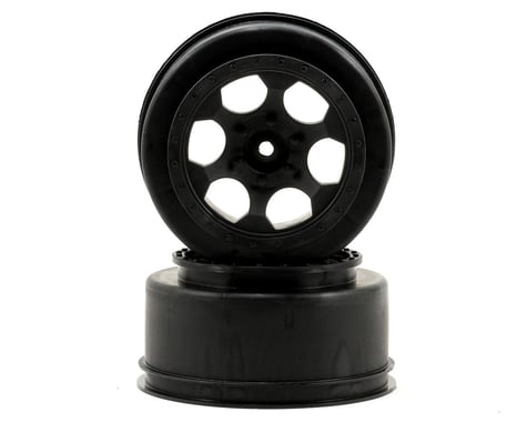DE Racing 12mm Hex "Trinidad" Short Course Wheels (Black) (2) (Slash Front)