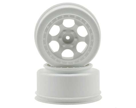DE Racing 12mm Hex "Trinidad" Short Course Wheels (White) (2) (Slash Front)