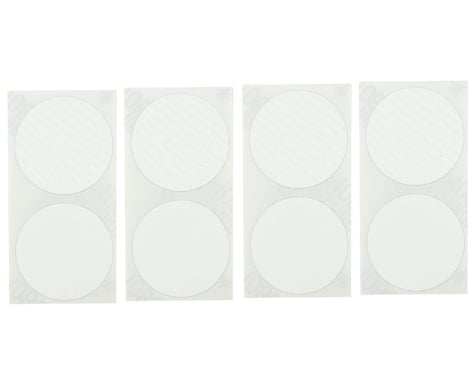 DE Racing Speedway Mud Plug Sticker Disks (White) (8)
