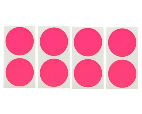 DE Racing Speedway Mud Plug Sticker Disks (Pink) (8)