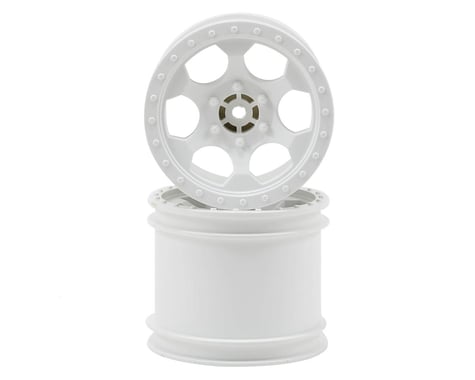 DE Racing "Trinidad" 2.2" 1/10 Stadium Truck Wheel (2) (TLR 22T) (White)