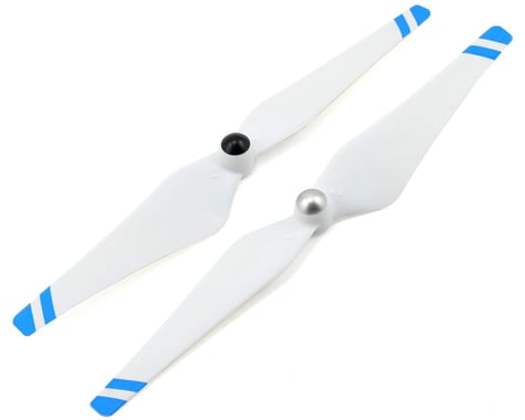 DJI 9.4x4.3" E300 Self Tightening Propeller (White w/Blue Strips) (2)