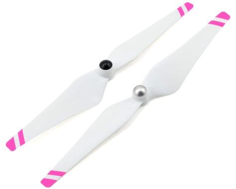 DJI 9.4x4.3" E300 Self Tightening Propeller (White w/Pink Strips) (2)