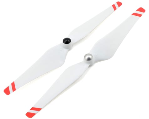 DJI 9.4x4.3" E300 Self Tightening Propeller (White w/Red Strips) (2)