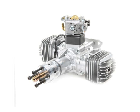 DLE Engines DLE-40 40cc Twin Gas with Electronic Ignition and Muffler