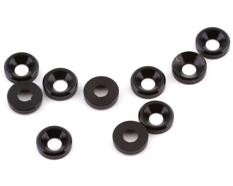 DragRace Concepts 3mm Countersunk Washers (Black) (10)