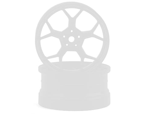 DS Racing Feathery Split Spoke Drift Rim (Matte White) (2) (6mm Offset)