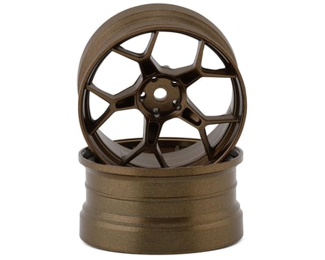 DS Racing Feathery 5Y Drift Wheels (Bronze) (2) (8mm Offset) w/12mm Hex