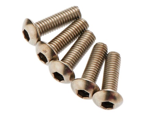 DuraTrax Titanium Button Hex Screw M3x10 (5)