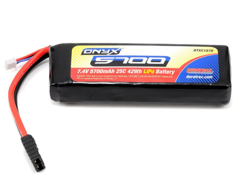 DuraTrax Onyx 2S Li-Poly 25C Battery Pack w/Traxxas Connector (7.4V/5700mAh)