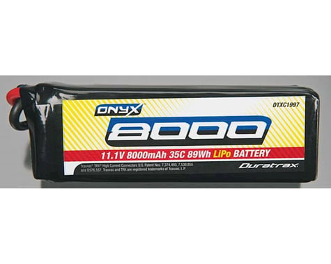 DuraTrax LiPo Onyx 3S 11.1V 8000mAh 35C Soft Case Traxxas