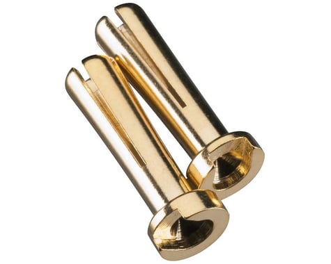 DuraTrax 4mm Gold Plated Bullet Connector Set (2) (Male)