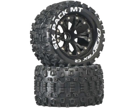 DuraTrax Six-Pack MT 2.8" 2WD Mounted Front C2 Tires (Black) (2)