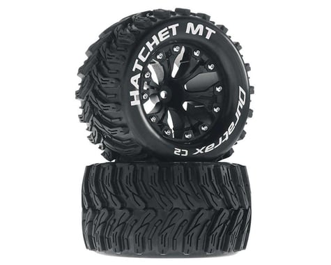 DuraTrax Hatchet MT 2.8" 2WD Front Mounted Truck Tires (Black) (2) (1/2 Offset)