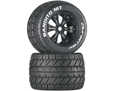 DuraTrax Bandito MT 3.8" Mounted Tires, Black (2)