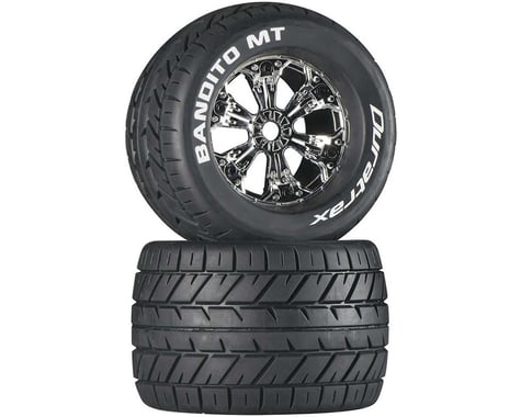 DuraTrax Bandito MT 3.8" Pre-Mounted Tires (Chrome) (2)