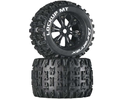 DuraTrax Lockup MT 3.8" Mounted Tires, Black (2)