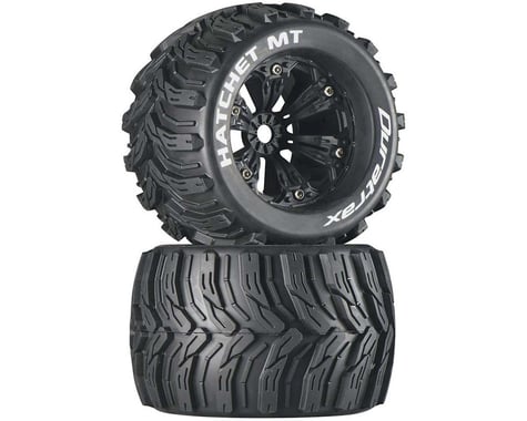 DuraTrax Hatchet MT 3.8" Pre-Mounted Tires (Black) (2) (1/2" Offset)