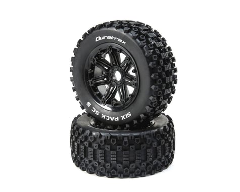 DuraTrax Six Pack 1/5 5IVE Buggy & Truck Tires w/24mm Hex (Black) (2) (Sport)