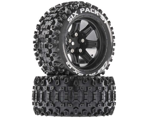DuraTrax Six-Pack ST 2.8 Pre-Mounted Tires (Black) (2)