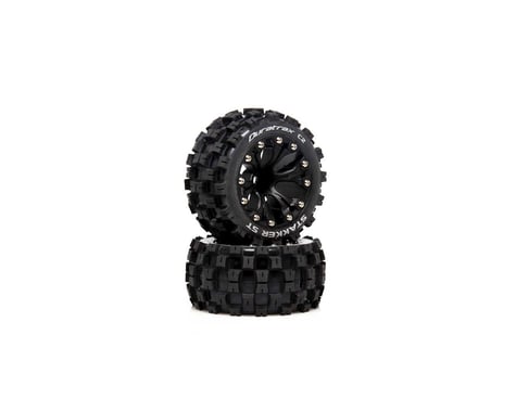 DuraTrax Stakker ST 2.8" 2WD Front/Rear Truck Tires (Black) (2) (0.5 Offset)