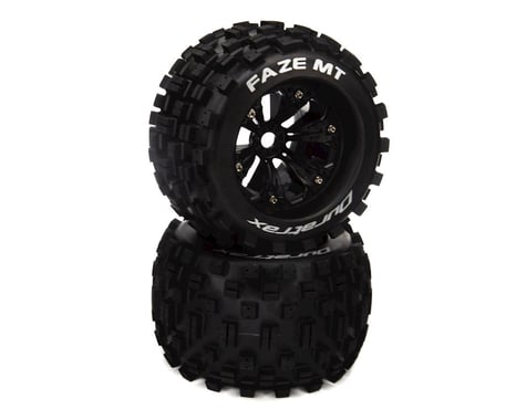 DuraTrax FAZE MT 1/8 Monster Truck Tires (Black) (2) (1/2" Offset)
