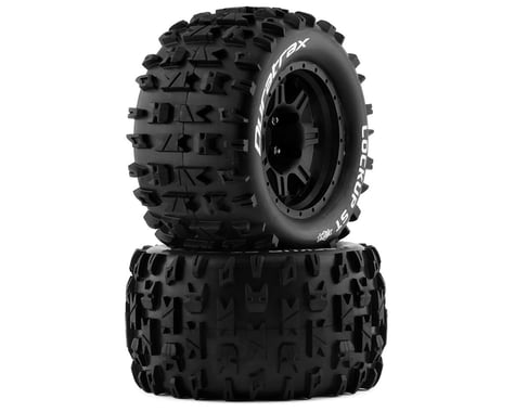 DuraTrax Lockup ST Belted 3.8" Pre-Mounted Truck Tires w/17mm Hex (Black) (2)