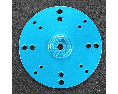 DuraTrax Round Aluminum Servo Horn (Blue)