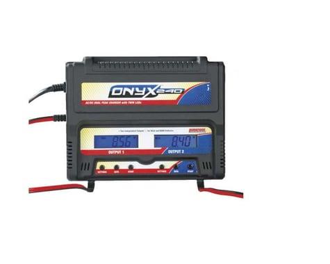 DuraTrax Onyx 240 AC/DC Dual Channel NiMH/NiCd Battery Charger (5A/40W x2)