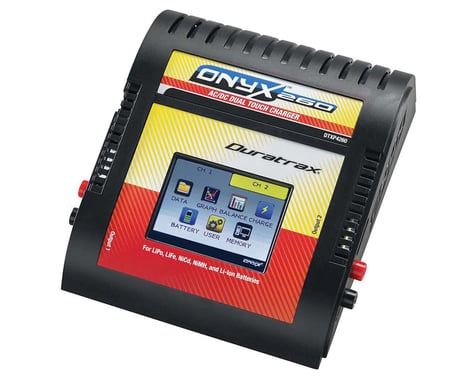 DuraTrax Onyx 260 AC/DC Dual Touch LiPo Battery Balance Charger (6S/6A/60W x 2)
