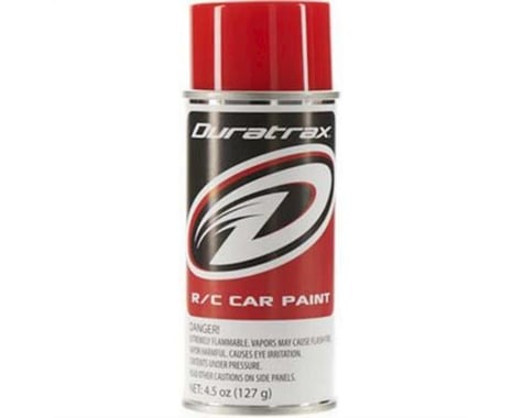 DuraTrax Polycarb Spray, Bright Red, 4.5 oz