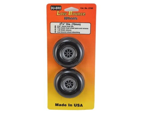 DuBro 2-3/4" Smooth Low Bounce Wheels (2)