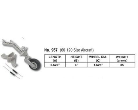 DuBro Semi-Scale Tailwheel System: 90-120
