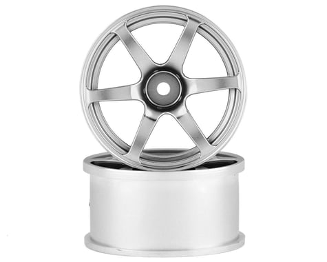 Mikuni AVS Model T6 6-Spoke Drift Wheel (Chrome Silver) (2) (7mm Offset)