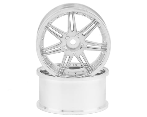 Mikuni Gnosis GS5 6-Split Spoke Drift Wheels (Matte Silver) (2) (7mm Offset)