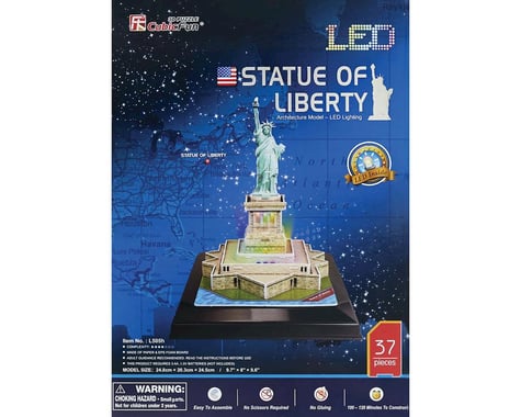 Daron Worldwide Trading 505H 3D LED Statue of Liberty 37pc Puzzle