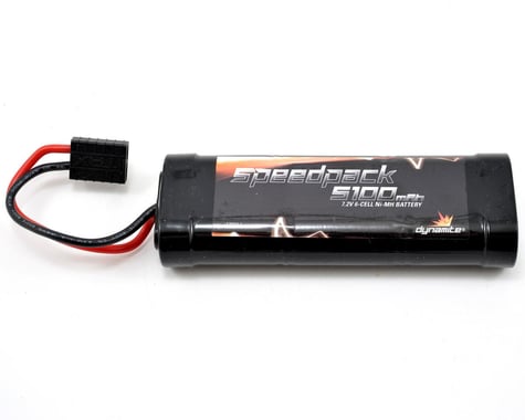Dynamite 6 Cell NiMH Speed Pack Flat Battery Pack w/TRA (7.2V/5100mAh)