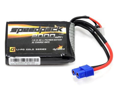 Dynamite 2S LiPo 30C Battery Pack (7.4V/2000mAh) (Mini/Micro)